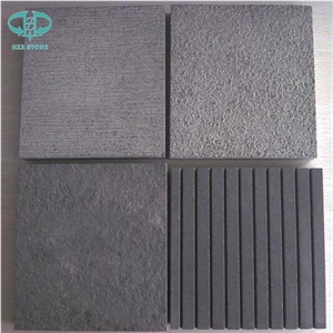 Hainan Black,Hn Basalt,Grey Basalt Chiselled,Bushhammered,Flamed,Groove Finished