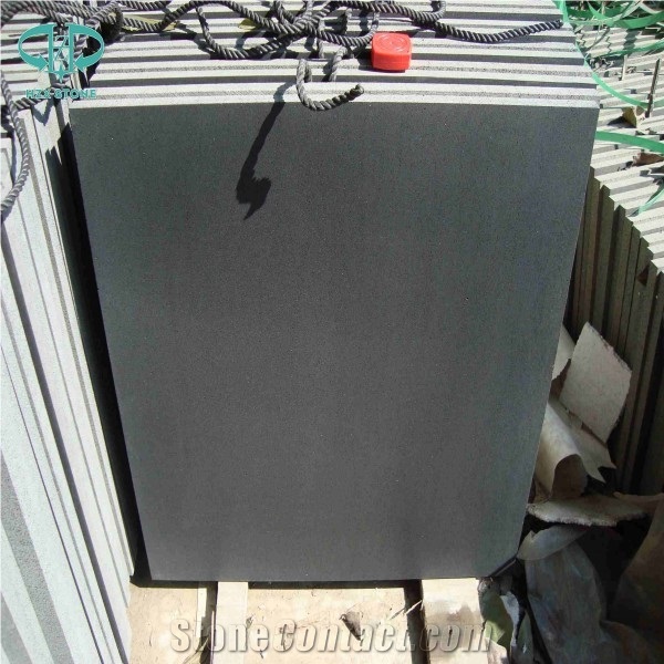 Hainan Black Light,Grey Basalt Honed Finished Tiles