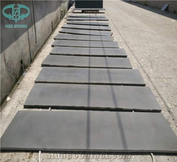 Hainan Grey Basalt,Light Grey,Hainan Grey, China Grey Basalt Honed Slabs & Tiles