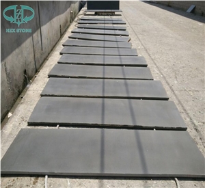 Hainan Grey Basalt,Light Grey,Hainan Grey, China Grey Basalt Honed Slabs & Tiles