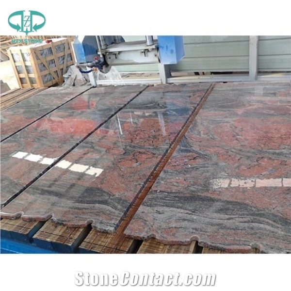 Hubei Multicolor Red Granite Multicolor Red China Granite Rosso Multicolor Granite Red Grain Multicolor Granite Polished Tiles