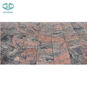 Hubei Multicolor Red Granite Multicolor Red China Granite Rosso Multicolor Granite Red Grain Multicolor Granite Polished Tiles