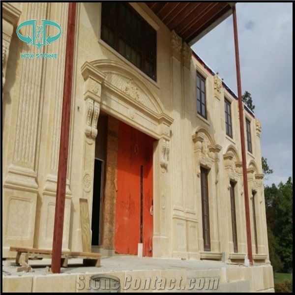 Jerusalem Gold Medium Limestone Slabs & Tiles, Yellow Limestone Floor Tiles, Wall Tiles