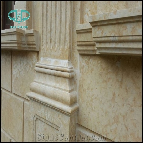 Jerusalem Gold Medium Limestone Slabs & Tiles, Yellow Limestone Floor Tiles, Wall Tiles