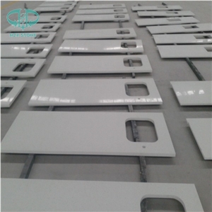 Kitchen Countertops Of Crystallized Glass Stone, White Quartz Kitchen Countertops, Quartz Kitchen Top, Crystal White Quartz, White Galaxy Quartz Stone, Engineered Quartz Kitchen Tops