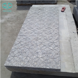 Light Granite Grey Tile, Flamed,Polished,Sandblasted Promotion for Stage Face Plate, Wall Cladding Outdoor Pavers
