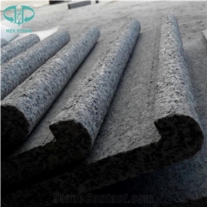 Light Grey Bebate Bullnose G603 Granite Swimming Pool Terraces Decking Tiles,Pool Surround Paving Stone