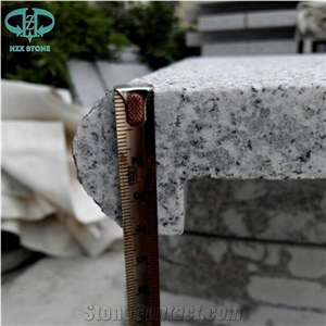 Light Grey G603 Bebate Bullnose Granite Stone Pool Coping Tiles,Swimming Pool Terraces Pavers