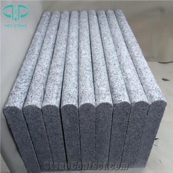 Light Grey G603 Granite Pool Terraces Pavers,Bebate Bullnose Granite Stone Pool Coping Tiles