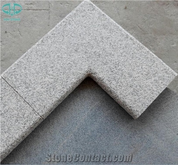 Light Grey G603 Granite Pool Terraces Pavers,Bebate Bullnose Granite Stone Pool Coping Tiles