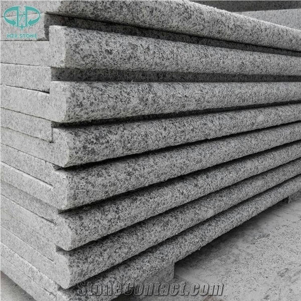 Light Grey G603 Granite Pool Terraces Paving Stone,Bebate Bullnose Granite Pool Coping Tiles,Swimming Pool Decks,Pool Pavers