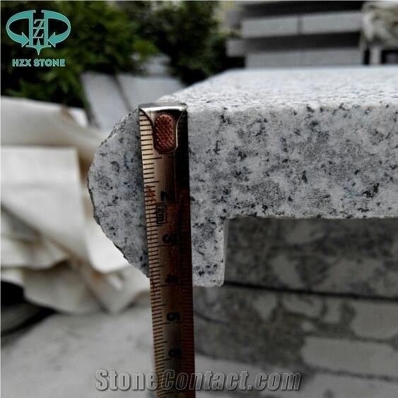 Light Grey G603 Granite Pool Terraces Paving Stone,Bebate Bullnose Granite Pool Coping Tiles,Swimming Pool Decks,Pool Pavers