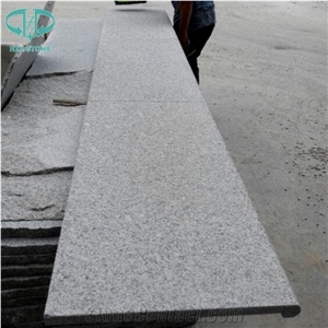 Light Grey G603 Granite Swimming Pool Corner Tiles,Pool Surround Pavers,Pool Coping Tiles with Bullnose,Swimming Pool Pavers,Pool Decking
