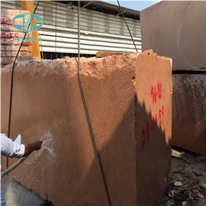 Mushroom Wall Tiles, Natural Split Red Sandstone Mushroomed Cladding, Mushroom Wall