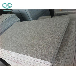 Nanjing G635 Light Red Granite Bush Hammered Flooring