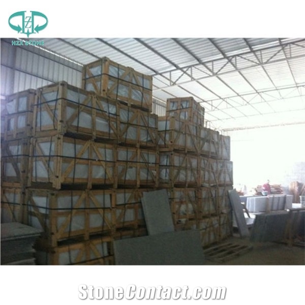 Nanjing G635 Light Red Granite Bush Hammered Flooring