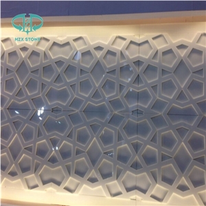 Nano Crystallized Glass Polished Stone Columns for Interior Decoration,Artificial