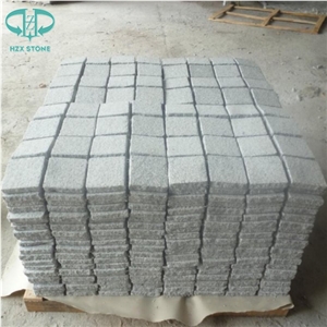 Natural Split G603 Light Grey Granite Paving Stone,Cobble Stone,Cube Stone,Cobblestone,Paving Sets,Driveway,Walkway,Patio,Landscape,Garden