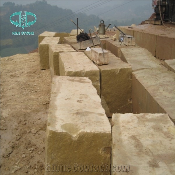 Natural Split Sandstone, China Yellow Stone, Slabs & Tiles, Yellow Sandstone Slabs & Tiles, Yellow Sandstone