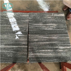 Nero Santiago Granite,Fantasy Grey Wood Vein Granite Slabs Multicolor Grey Granite G302 Slab Tiles