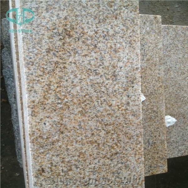 New Sunset Gold G682 Granite Tiles & Slabs Yellow Rust Granite, G682 Granite,Shandong Yellow Granite,G350 Yellow Rust Grainte Slabs & Tiles