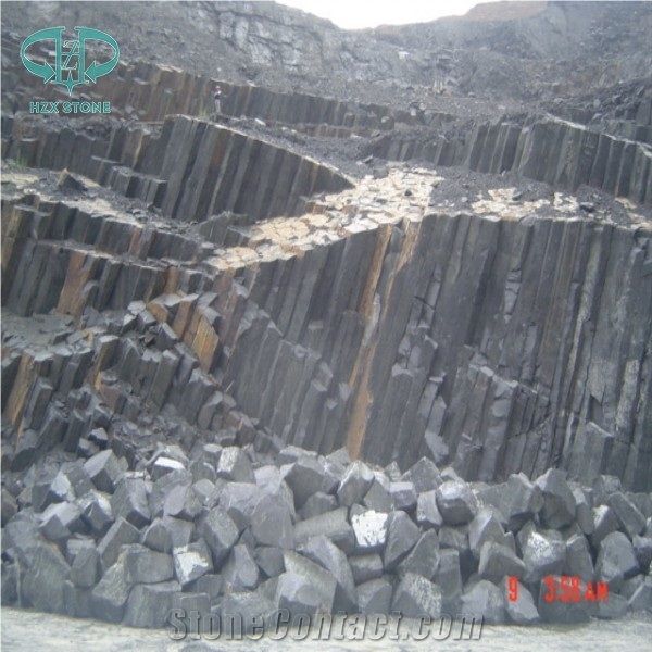 Polished G684 Basalt Tile, Fuding Black Basalt, Black Basalt Wall Tiles & Floor Covering, Basalt Pattern