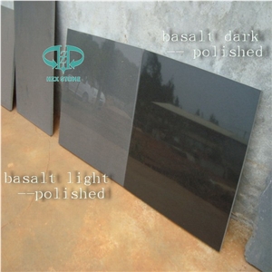 Polished Light Basalt Tiles, Black Basalt, Light Bluestone, Blue Stone, Black Basalt Floor Tiles, Hainan Basalt, Lava Stone,Dark Flooring Tiles