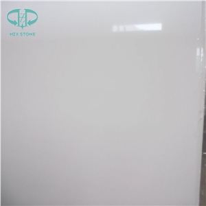 Pure White Quartz Stone Slabs, White Quartz Stone Flooring Tile, White Color Quartz Caesarstone, Pure White Quartz