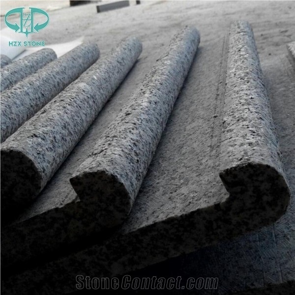 Rebated Bullnose G603 Granite Swimming Pool Coping Tiles,Pool Decks,Pool Terraces Pavers