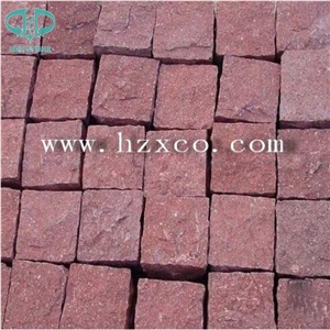 Red Granite,Putian Red,Dayang Red Porphyry Cube Stone,G699 Granite Cobble Paver Red Granite,Putian Red,Dayang Red Porphyry Cube Stone,G699 Granite Cobble Paver
