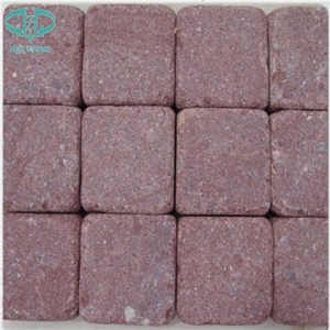Red Granite,Putian Red,Dayang Red Porphyry Cube Stone,G699 Granite Cobble Paver