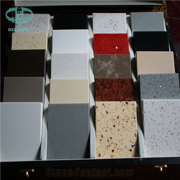 Red Quartz Stone Slab & Tile, Red Engineered Stone, Red Quartz Stone with Glass Mirror & Mirror Chips, Red Engineered Stone Walling & Flooring, Red Engineered Stone