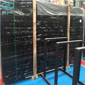 Silver Dragon Black Marble Slabs,Marble Tiles,Marble Flooring Tiles,Marble Wall Cladding Tiles