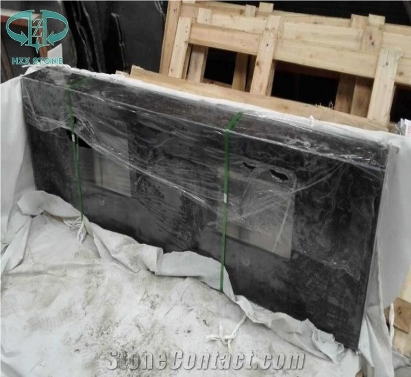 Star Galaxy,Black Galaxy,India Black Gold, Black Granite Vanity Top, Work Top,Table Top