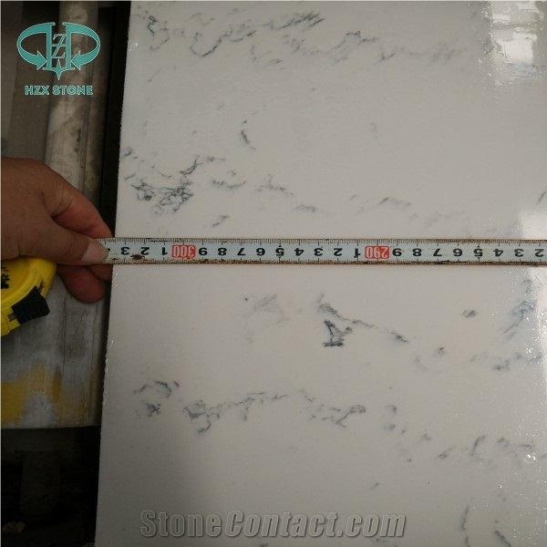 Statuario White Quartz Stone Slab, Calacatta Engineered Stone, White Quartz Slab, Statuary White Quartz Stone,Casarstone, Engineered Stone Slab