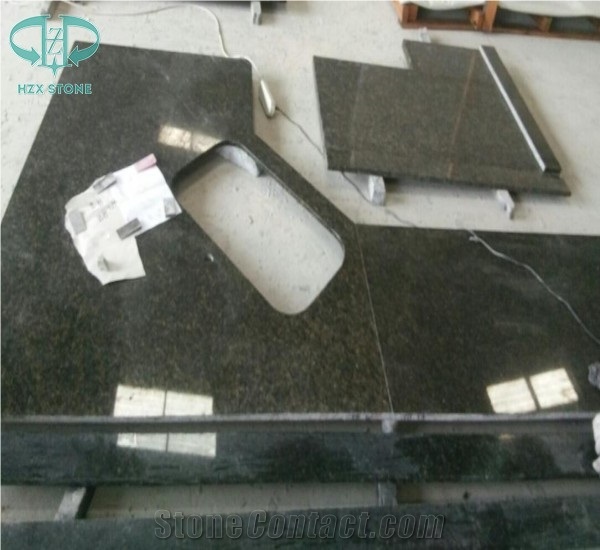Verde Ubatuba Granite Countertops,​Green Verde Amazonas,Uba Tuba Granite​,Labrador Green for ​Kitchen Desk Tops, Work Tops,Countertops.