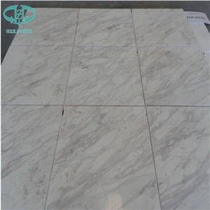 Volakas Semi White Marble Slab, Greece Volakas White Marble Slabs