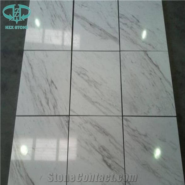 Volakas Semi White Marble Slab, Greece Volakas White Marble Slabs