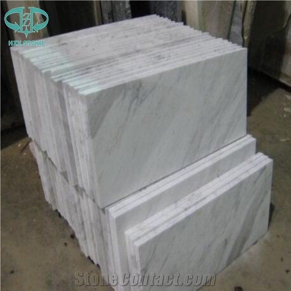 Volakas Semi White Marble Slab, Greece Volakas White Marble Slabs