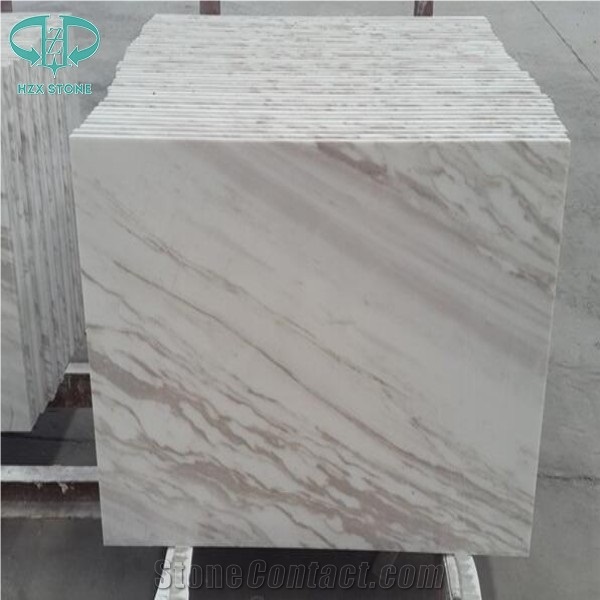Volakas Semi White Marble Slab, Greece Volakas White Marble Slabs