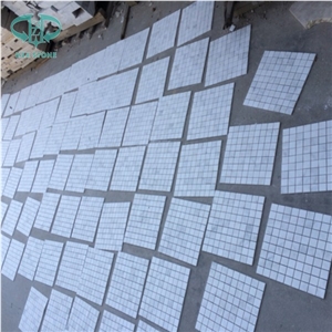 White Brick Mosaic, Danba White Marble Mosaic, Polished/Honed Mosaic for Wall&Floor