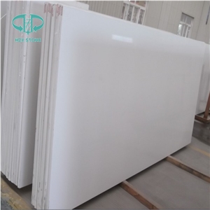White Quartz Stone Solid Surfaces Polished Slabs & Tiles Engineered Stone Artificial Stone Slabs for Hotel Kitchen,Bathroom Walling Panel