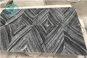 Wooden Grey Marble Slabs, Black Tree Marble, Marble Stone, Ancient Wood Vein Marble Tiles, Black Wooden Marmor