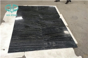 Wooden Grey Marble Slabs, Black Tree Marble, Marble Stone, Ancient Wood Vein Marble Tiles, Black Wooden Marmor