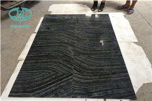 Wooden Grey Marble Slabs, Black Tree Marble, Marble Stone, Ancient Wood Vein Marble Tiles, Black Wooden Marmor