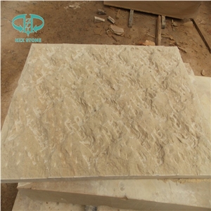 Yellow Sandstone with Bushhammered, Wall Tiles, Building and Walling Stones, Biege, Yellow, Sandstone Walling