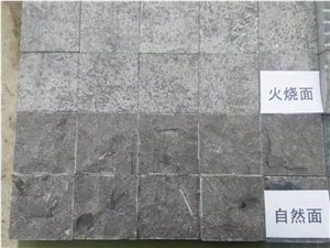 China Blue,Grey,Dark Limestone,Blue Stone Honed & Tumbled Antique Paver Cube Setts