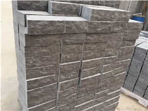 China Blue,Grey,Dark Limestone,Blue Stone Honed & Tumbled Antique Paver Cube Setts