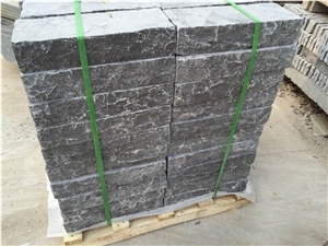 China Blue,Grey,Dark Limestone,Blue Stone Honed & Tumbled Antique Paver Cube Setts
