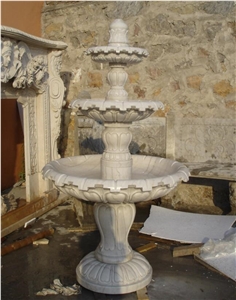 Henan Yellow Limestone Sculpture Fountains for Exterior Fountains